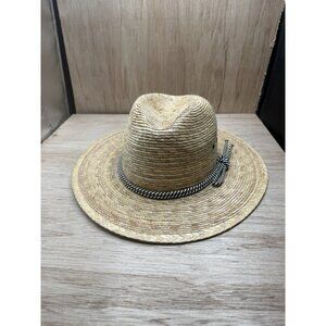 Mens Hecho En Mexico Men's Straw Cowboy Hat with Band 7 3/8